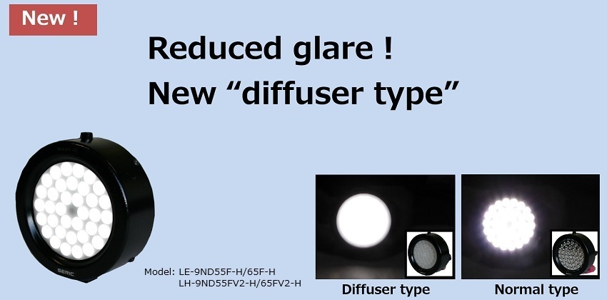 Reduced glare! xelios-io-diffuser type
