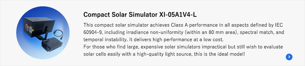 Compact Solar Simulator XI-05A1V4-L