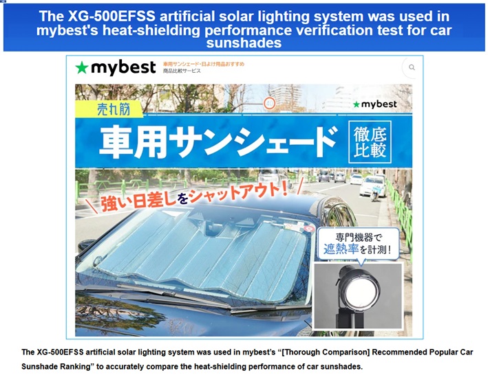 Why XELIOS Is Used for Heat‑Shielding Performance Verification Tests of Car Sunshades